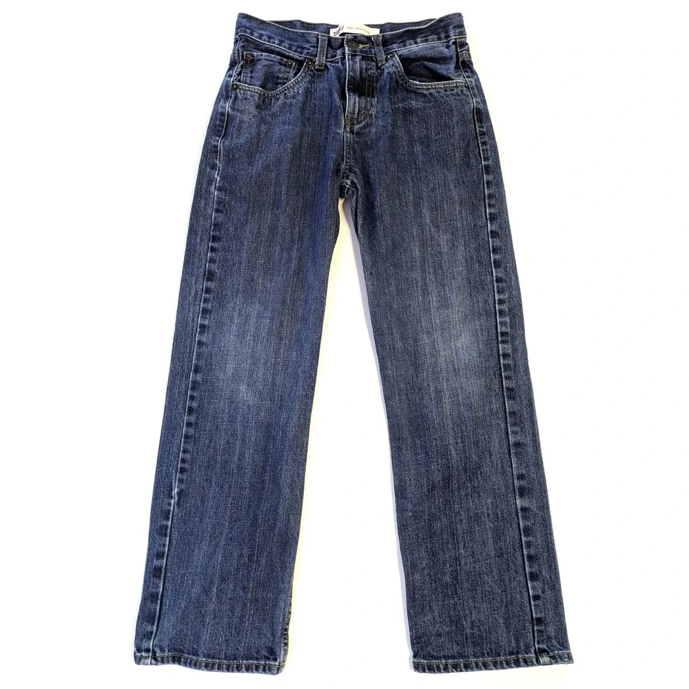 Levis 550 Relaxed Fit Jeans Boys 16 Slim Medium Wash Blue Denim W26 L28